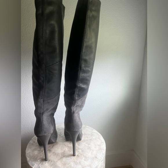 House of Harlow Lainey Grey knee High Boots- Size 39 - Picture 4 of 7